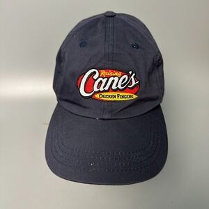 Raising Cane's Chicken Fingers Navy Blue Hat One Love Embroidered Cap Strapback